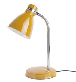 Bureaulamp "Study" okergeel