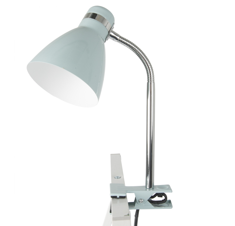 Cliplamp "Study" l.blauw