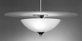 Hanglamp Volle Maan glas