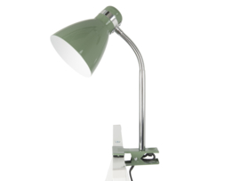 Cliplamp "Study" groen