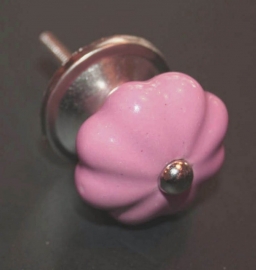 Knop geschulpt mini d.roze