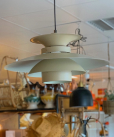 Hanglamp 'Danish' creme/zand