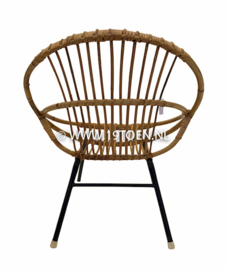 Vintage rotan stoel Rohé