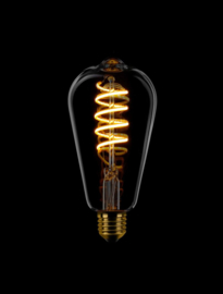 3-standen LED spiraal Edison smoke