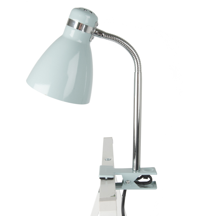 Cliplamp "Study" l.blauw