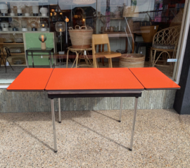 Vintage Formica tafel uitschuifbaar