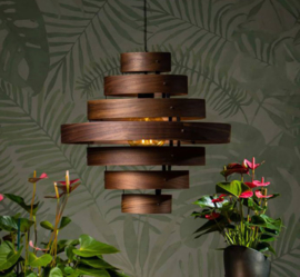 Hanglamp Wood 7-rings