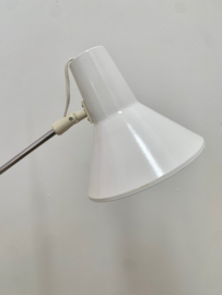 Vintage vloerlamp / hengellamp wit