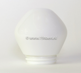 Vintage schroefglas opaal maat S