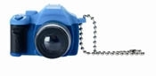 Sleutelhanger camera blauw