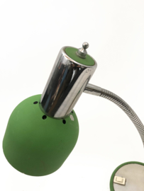 Bureaulamp groen/chroom