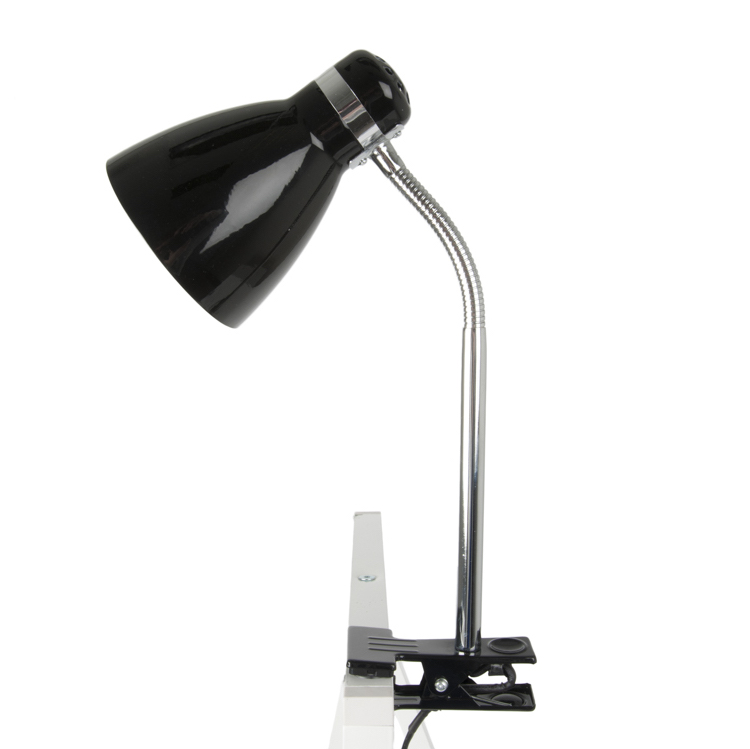 Cliplamp "Study" zwart