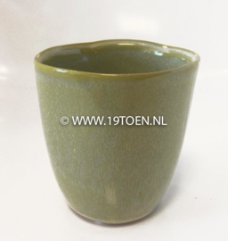 Beker/mok geel-groen