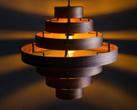 Hanglamp Wood 7-rings
