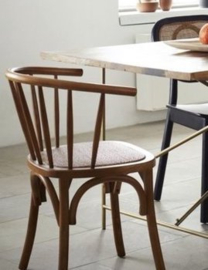 Naturel houten stoel Madam Stoltz