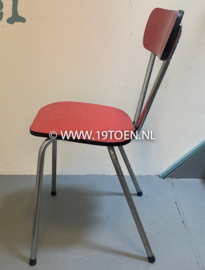 Formica stoel rood