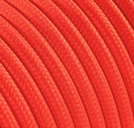 Textielsnoer neon oranje