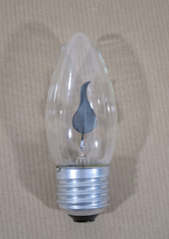 Kaarslamp neon flakker e27   3w
