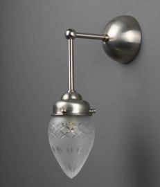 Wandlamp haaks + Eitje druk geslepen