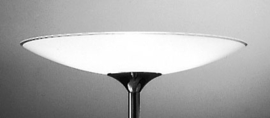 Glas Schaal gematteerd wit 41cm.