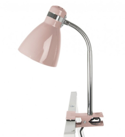 Cliplamp "Study" roze