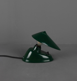 Tafel- en wandlamp bakeliet groen S