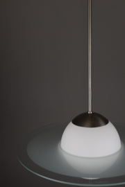 Hanglamp Saturn met glasplaat ring