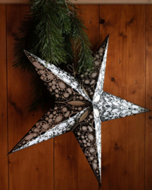 Kerstster Rani black 60cm
