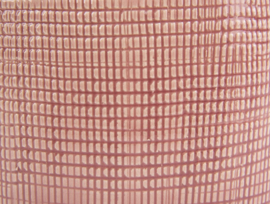 Waxinehouder L roze
