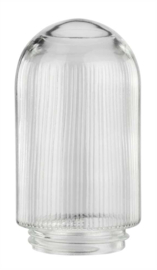 Schroefglas Cilinder ribbel maat M