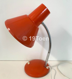 Bureaulamp oranje-rood
