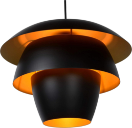Hanglamp Pineapple zwart-goud