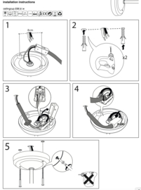 Plafondlamp porselein wit