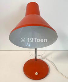 Bureaulamp oranje-rood