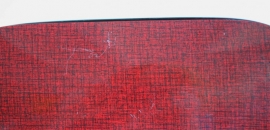 Formica stoel rood