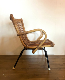 Vintage rotan stoel