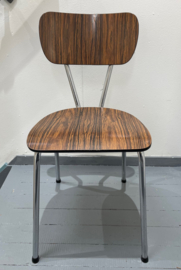 Formica stoel houtdessin