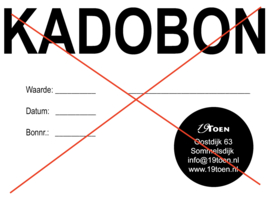 Kadobon € 10,00