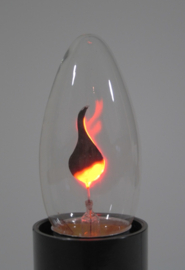 Kaarslamp neon flakker e27   3w