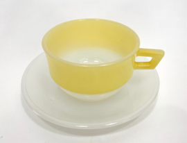 Arcopal soepkop & schotel geel
