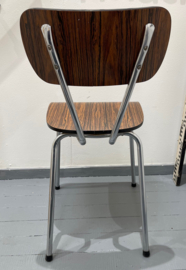 Formica stoel houtdessin