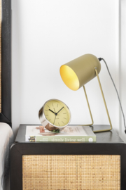 Alarm clock / wekker Minimal rvs-groen