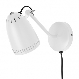 Dynamo wandlamp wit mat