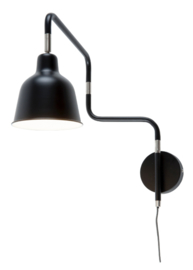 Wandlamp London zwart