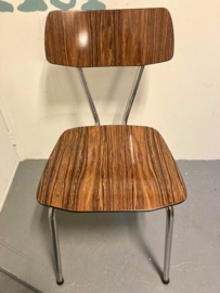 Formica stoel houtdessin