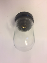 Plafonnière Helderglas + Bakeliet L