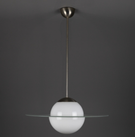 Hanglamp Saturn met glasplaat ets