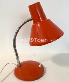 Bureaulamp oranje-rood