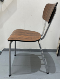 Formica stoel houtdessin