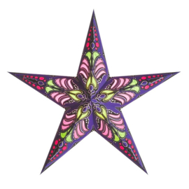 Kerstster Ramadasa violet 60cm
